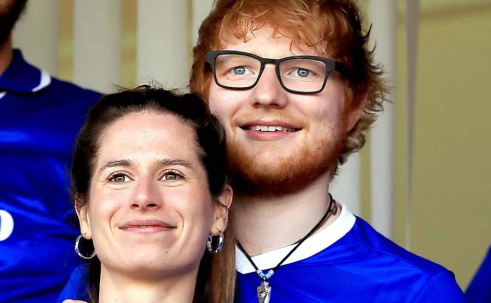 Resultado de imagen para ed sheeran y su esposa 2019