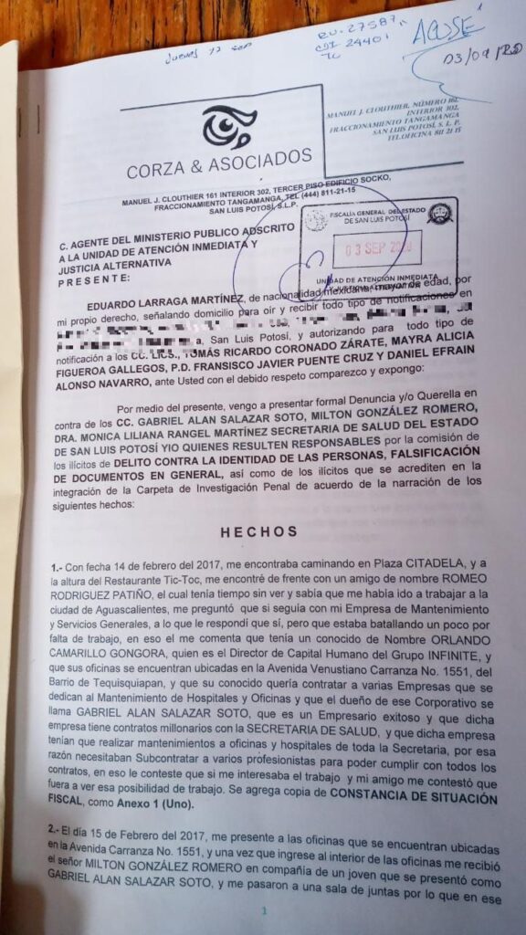 Nueva Denuncia Contra Monica Rangel Y Gabriel Salazar Por Falsificacion De Documentos Potosinoticias Com