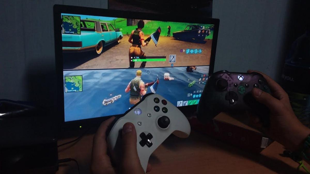 how to play fortnite split screen on xbox one s