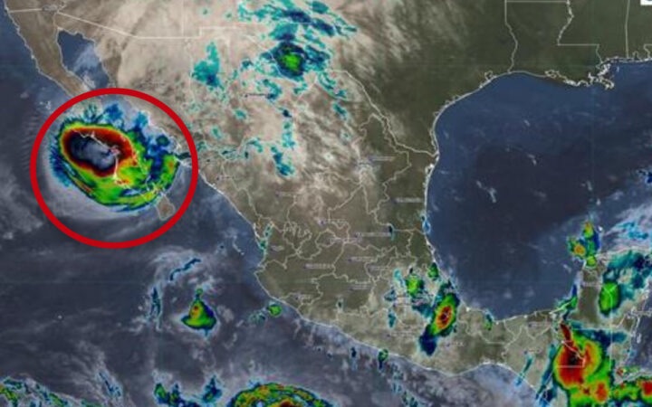 Polo' toca tierra en Baja California Sur como huracán categoría 2; mantiene  lluvias torrenciales - Potosinoticias.com